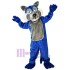Blauer Wolf Erwachsene Maskottchen-Kostüm Tier