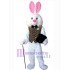 Superbe lapin de Pâques de qualité Mascotte Costume Animal