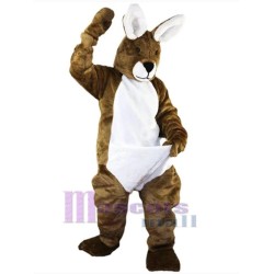 Brown and White Rabbit Mascot Costume Animal