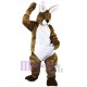 Braunes und weißes Kaninchen Maskottchen-Kostüm Tier