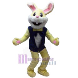 Funny Yellow Bunny Mascot Costume Animal