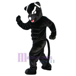 Smart Black Leopard Mascot Costume Animal