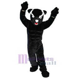 Léopard noir intelligent Mascotte Costume Animal