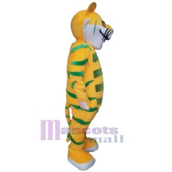 Tigre amarillo discreto Disfraz de mascota Animal