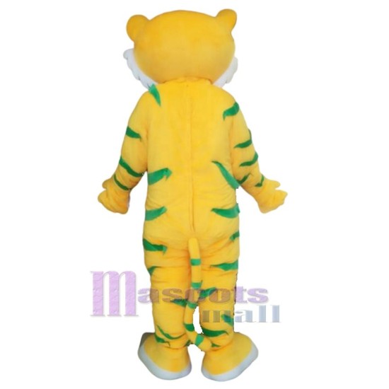 Tigre amarillo discreto Disfraz de mascota Animal