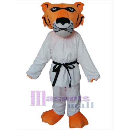 Karaté Tigre Mascotte Costume Animal