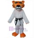 Karaté Tigre Mascotte Costume Animal