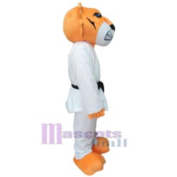 Karate Tiger Maskottchen-Kostüm Tier