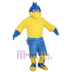 Águila deportiva azul Disfraz de mascota Animal