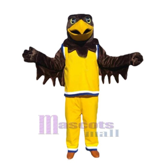 Águila deportiva marrón Disfraz de mascota Animal