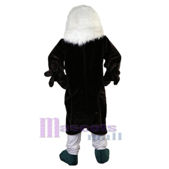Chauve Noir Aigle Mascotte Costume Animal