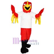 Águila roja divertida Disfraz de mascota Animal