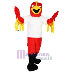Aigle rouge drôle Mascotte Costume Animal