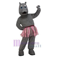 Hippopotame gris mignon Mascotte Costume Animal