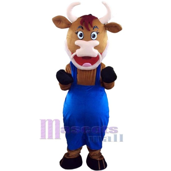 Dessin animé Vache Mascotte Costume Animal