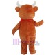 Brown Unisex Bull Mascot Costume Animal