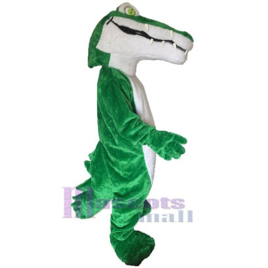Green Crocodile Adult Mascot Costume Animal