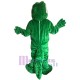 Erwachsenes grünes Krokodil Maskottchen-Kostüm Tier