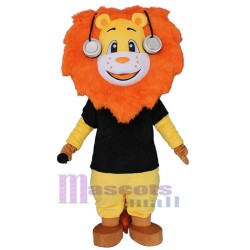 Singer Lion Mascot Costume Animal