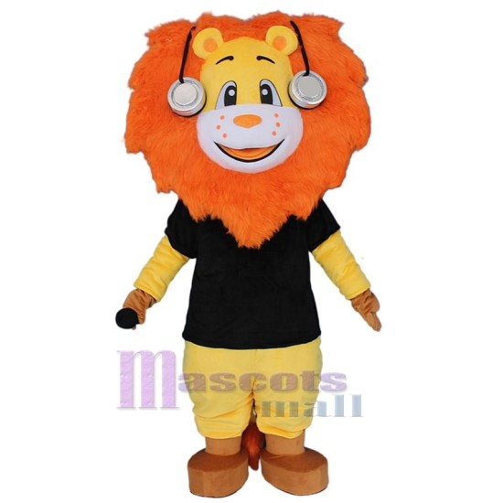 Lion chanteur Mascotte Costume Animal