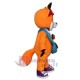 Lustiger Orangenfuchs Maskottchen-Kostüm Tier