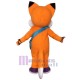 Funny Orange Fox Mascot Costume Animal