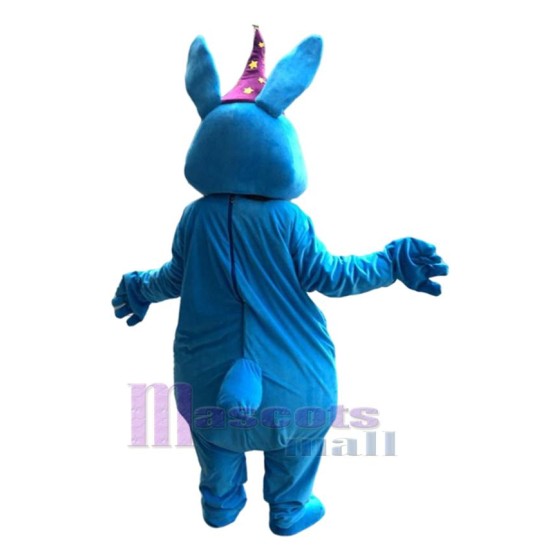 Blaues Kaninchen Maskottchen-Kostüm Tier