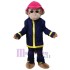 mono bombero Disfraz de mascota Animal