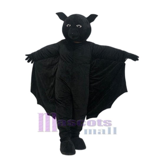 murciélago negro Disfraz de mascota Animal