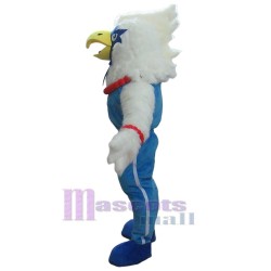 Águila de piel blanca Disfraz de mascota Animal