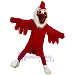 Red Pelican Bird Mascot Costume Animal