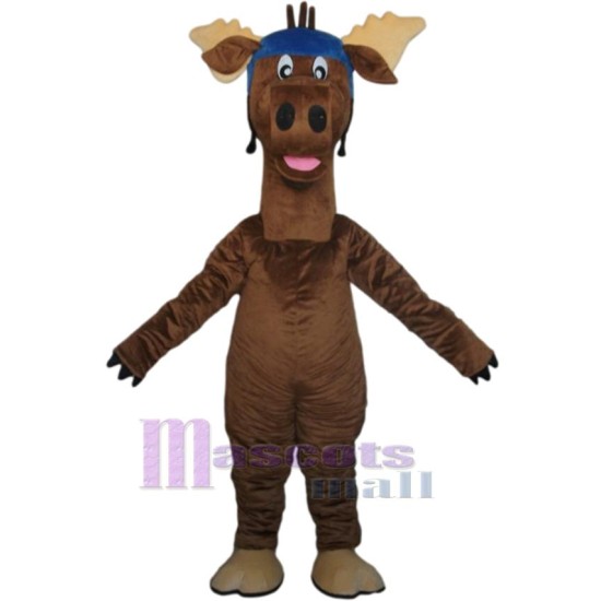 Adult Brown Deer Mascot Costume Animal