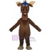 Adult Brown Deer Mascot Costume Animal