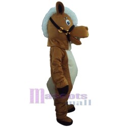 Beau Cheval Mascotte Costume Animal