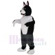 Black and White Terri B. Terrier Dog Mascot Costume Animal