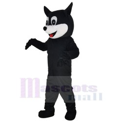 Lindo gato negro feliz Disfraz de mascota Animal