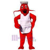 Divertido Chef Langosta Disfraz de mascota Océano