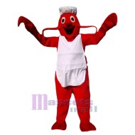Chef homard drôle Costume de mascotte Océan