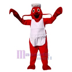 Chef homard drôle Costume de mascotte Océan