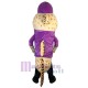 Poisson avec chapeau violet Costume de mascotte Océan