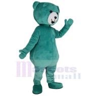Lindo oso de peluche verde menta Disfraz de mascota