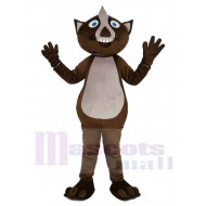 Brauner Wombat Maskottchen Kostüm Tier