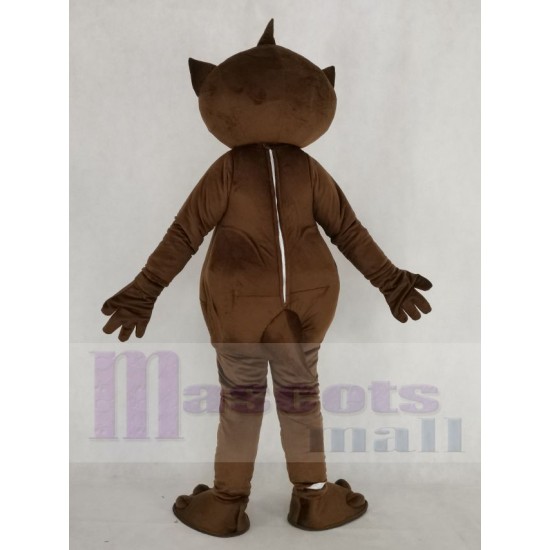 Brauner Wombat Maskottchen Kostüm Tier