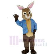 Peter Rabbit marrón y gris Disfraz de mascota