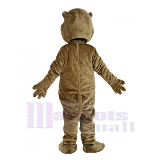 Marmotte brune Mascotte Costume Animal