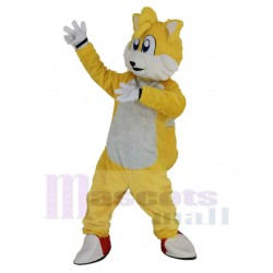 Miles Prower Tails Fox Sonic the Hedgehog Mascot Costume