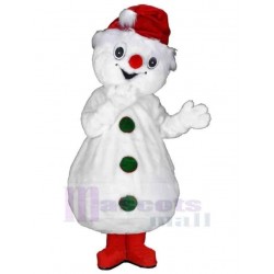Christmas Snowman Mascot Costume Cartoon