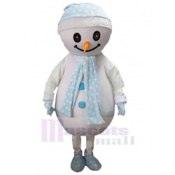 Baby Snowman Christmas Mascot Costume Cartoon