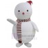 Muñeco de nieve rubor navideño Disfraz de mascota Dibujos animados