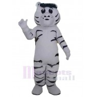 Weißer Tiger Maskottchen Kostüm Tier Verrücktes Kleid